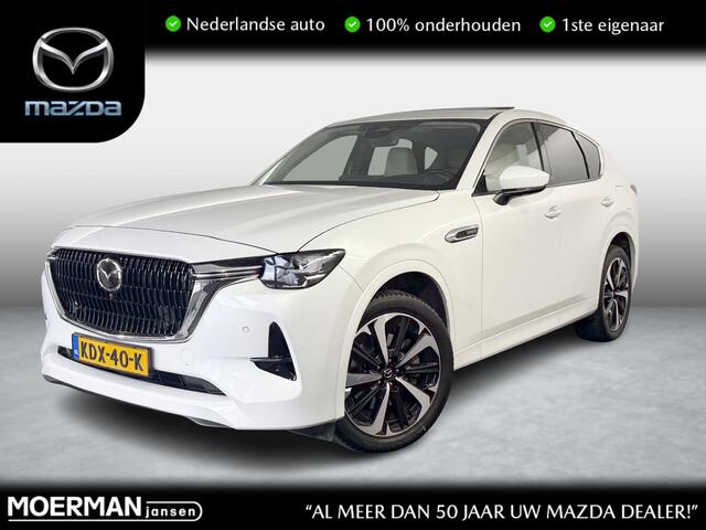 Mazda CX-60 2.5 e-SkyActiv PHEV Takumi Plus / Panodak / 360Camera / Wit leder