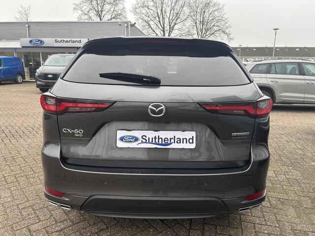 Mazda CX-60 2.5 e-SkyActiv PHEV Takumi | Panoramadak / Kanteldak (Glas) | 360 graden camera | Achteruitrijcamera | Stoelverwarming | Adaptieve Cruise Control