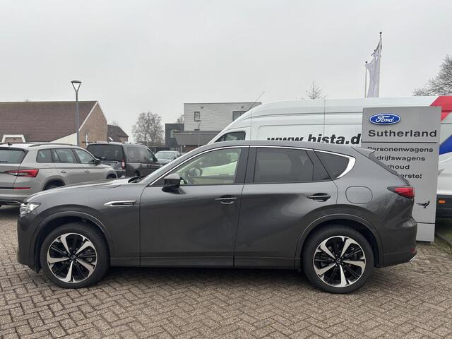 Mazda CX-60 2.5 e-SkyActiv PHEV Takumi | Panoramadak / Kanteldak (Glas) | 360 graden camera | Achteruitrijcamera | Stoelverwarming | Adaptieve Cruise Control