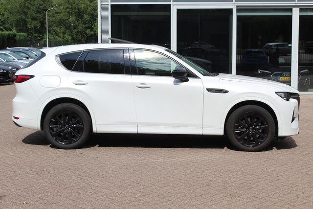 Mazda CX-60 2.5 e-SkyActiv PHEV Homura / SoH 95,8% / Trekhaak / Panoramadak / 360Camera / Head-up / Leder / Keyless / 20'' / Dodehoek / DAB / Navigatie / Stoelverwarming / ACC