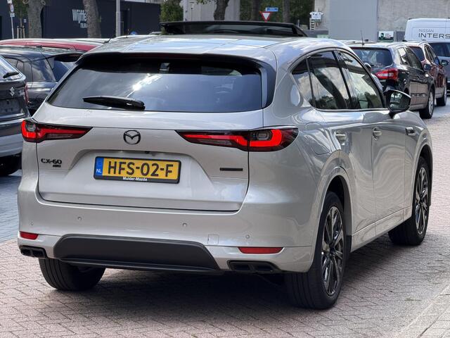 Mazda CX-60 2.5 e-SkyActiv PHEV Homura Plus Automaat 328PK | Schuikanteldak | Elekt. trekhaak | Leder | Navigatie | BSM | Dealeronderhouden