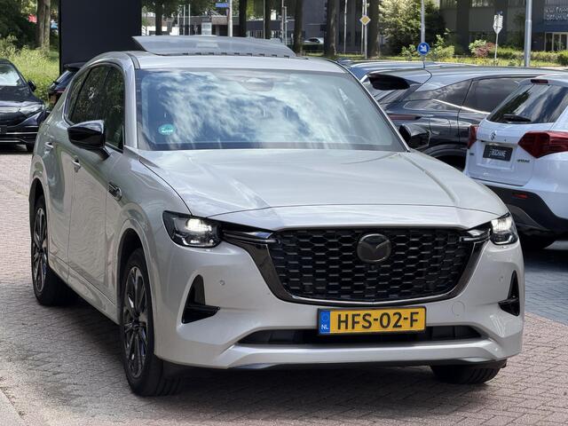 Mazda CX-60 2.5 e-SkyActiv PHEV Homura Plus Automaat 328PK | Schuikanteldak | Elekt. trekhaak | Leder | Navigatie | BSM | Dealeronderhouden