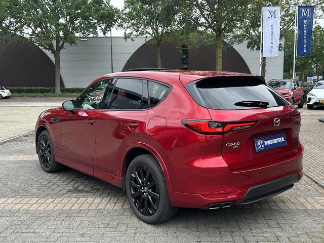 Mazda CX-60 2.5 e-SkyActiv PHEV Homura VAN: 39.900,- VOOR: 37.440,- UW WKVOORDEEL: 2.460,- | Bomvol! | PANO | STOELVERWARMING + VERKOELING | ACHTERBANK VERWARMING | STUURWIEL VERWAMRD | MEM SEATS | ADAP. CRUISE | 12 MND BOVAG GARANTIE |