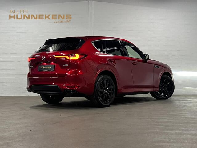 Mazda CX-60 2.5 e-SkyActiv PHEV Homura Plus Open dak | Adapt. Cruise | Stoelventilatie | Stuur-/Stoelverwarming | 360 camera | Head-up | Carplay | Bose sound | Memory