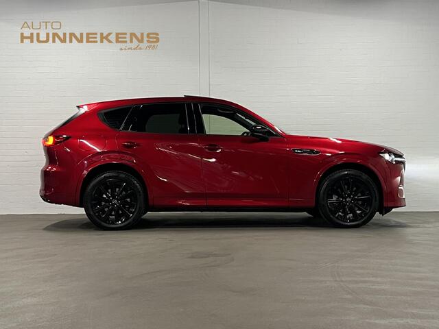 Mazda CX-60 2.5 e-SkyActiv PHEV Homura Plus Open dak | Adapt. Cruise | Stoelventilatie | Stuur-/Stoelverwarming | 360 camera | Head-up | Carplay | Bose sound | Memory