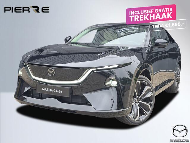 Mazda CX-6e Takumi 78 kWh | PANO DAK | BEIGE LEDER | ELEKTRISCH VERSTELBARE STOELEN | GRATIS TREKHAAK! T.W.V. ¤ 1695,-