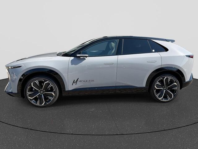 Mazda CX-6e Takumi Plus 78 kWh Digitale buiten- binnenspiegels | Elektrische Trekhaak | Stoelkoeling | AppleCarplay | AndroidAuto