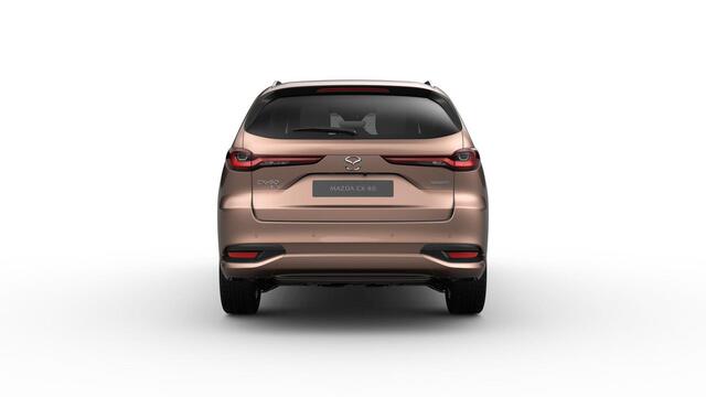 Mazda CX-80 2.5 e-SkyActiv PHEV Homura Plus / Melting Copper / Zwart Nappa leder