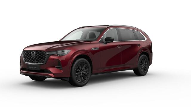 Mazda CX-80 2.5 e-SkyActiv PHEV Homura Plus / Artisan Red / Zwart Nappa leder
