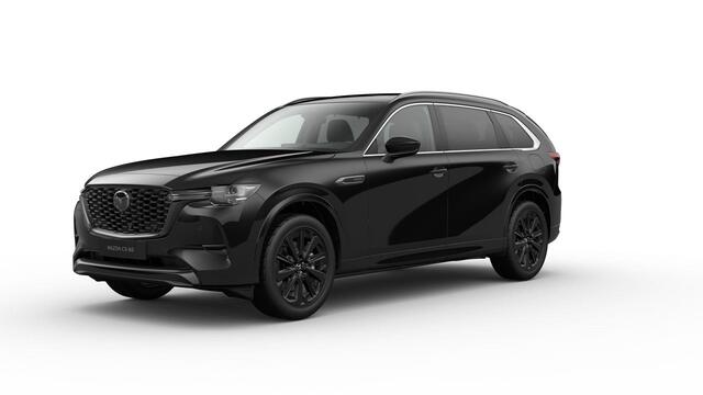 Mazda CX-80 2.5 e-SkyActiv PHEV Homura Plus / Jet Black / Zwart Nappa leder