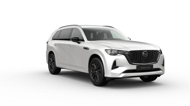 Mazda CX-80 Homura | 12,3-inch TFT-kleurendisplay met bediening via centrale HMI Commander, touchscreen (voor Apple CarPlay / Android Auto(TM)) of voice control | 12,3-inch digitale meterset | 20-inch lichtmetalen velgen, Black