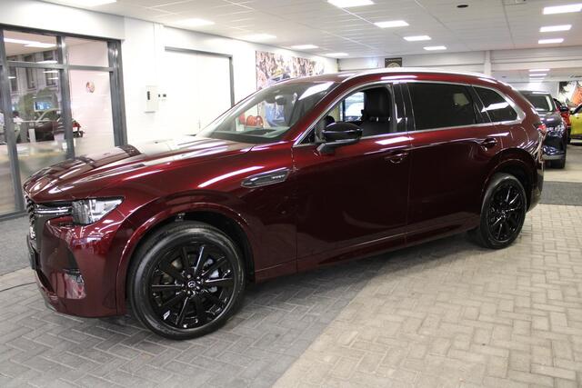 Mazda CX-80 2.5 e-SkyActiv PHEV 327PK Homura 6p. , Nieuwe Auto, 10 KM, Voorraadvoordeel ¤ 10.373-, Convenience & Sound Pack, Leder, Adap.Cruise, Bose, 360 Camera, HUD, Stoelverwarming/ventilatie, LMV 20 Inch