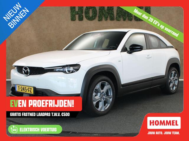 Mazda MX-30 e-SkyActiv EV 145 Prime-line 36 kWh - ORIGINEEL NEDERLANDSE AUTO - PARKEERSENSOREN VOOR EN ACHTER - HEAD-UP DISPLAY - NAVIGATIE - ACHTERUITRIJ CAMERA - KEYLESS ENTRY & START