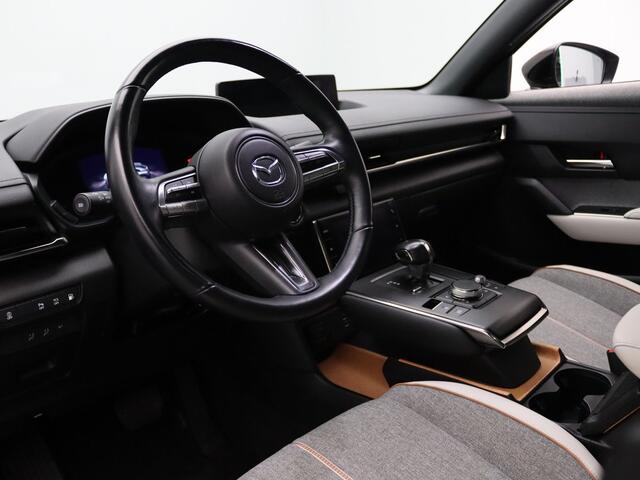 Mazda MX-30 170pk e-SkyActiv R-EV Makoto Automaat Head-Up | Camera | Adapt. Cruise | Parkeersens. v+a | Stoel-/stuurverw.