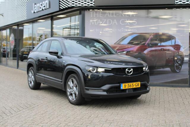 Mazda MX-30 e-SkyActiv EV 145 Exclusive-Line 36 kWh , Automaat, Navi, Camera, Clima, Adap.Cruise, Stoel/Stuurverwarming, Apple Carplay, Android Auto, All Season, LMV 18 Inch, HUD, PDC, LKA, BSM