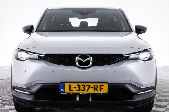 Mazda MX-30 E-Skyactiv 145 Comfort Industrieel Interieur NED. AUTO | DEAALER ONDERHOUDEN | KEYLESS ENTRY | PRIVACY GLASS | A.CAMERA | STOEL -en STUURVERWARMING | PARKEERSENSOREN V + A