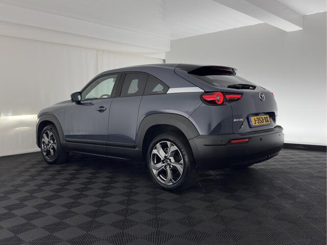 Mazda MX-30 e-SkyActiv 145 First Edition 36 kWh {SOH-92%} (INCL-BTW) *LEATHER-MICROFIBRE | FULL-LED | NAVI-FULLMAP | CCS-FASTLOADER | KEYLESS | BLIND-SPOT | ADAPT.-CRUISE | HEAD-UP | CAMERA | DIGI-COCKPIT | MEMORY-PACK | SHIFT-PADDLES | ...