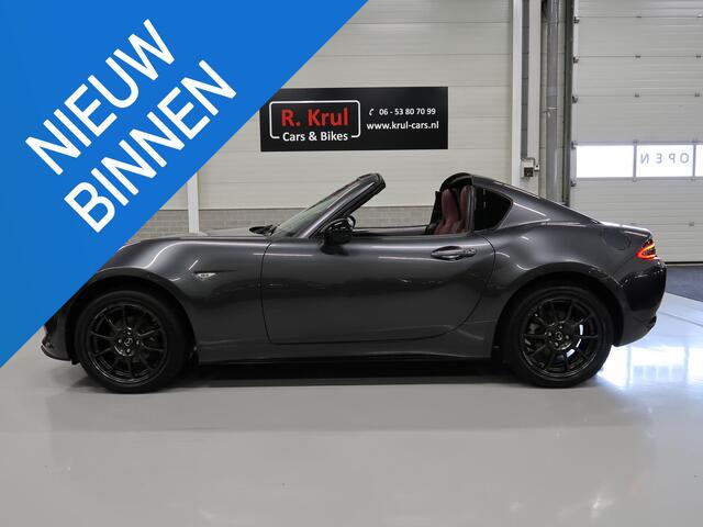 Mazda MX-5 RF 1.5 SkyActiv G Edition 100 BOSE Leder Navi Matrix-LED App connect Stoelverwarming Camera DAB Cruise control PDC Dealer onderhouden Keyless
