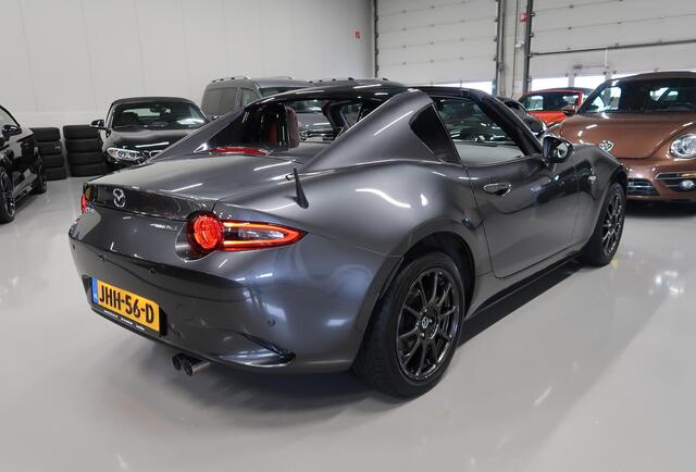 Mazda MX-5 RF 1.5 SkyActiv G Edition 100 BOSE Leder Navi Matrix-LED App connect Stoelverwarming Camera DAB Cruise control PDC Dealer onderhouden Keyless