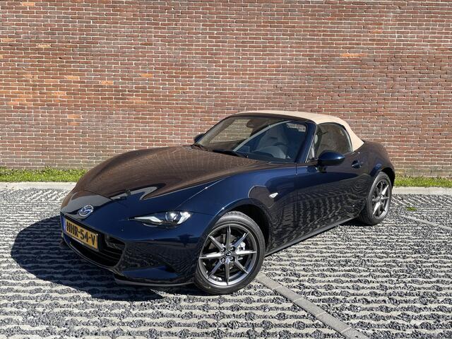 Mazda MX-5 1.5 SkyActiv-G 132 PK Kazari NAVI | CLIMATE CONTROL | ACHTERUITRIJCAMERA PARKEERSENSORTEN V+A | LEDER INTERIEUR