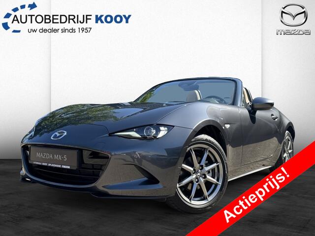 Mazda MX-5 1.5 132pk Kazari / Beige leer / Bose / Adaptieve LED koplampen