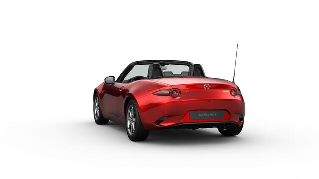 Mazda MX-5 Exclusive-Line | 16-inch lichtmetalen velgen in Bright Dark (Skyactiv-G 132) | 17-inch lichtmetalen velgen in Machining (Skyactiv-G 184) | 8-inch LCD-touchscreen kleurendisplay