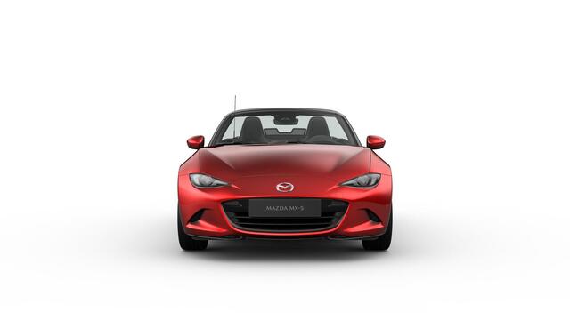 Mazda MX-5 Exclusive-Line | 16-inch lichtmetalen velgen in Bright Dark (Skyactiv-G 132) | 17-inch lichtmetalen velgen in Machining (Skyactiv-G 184) | 8-inch LCD-touchscreen kleurendisplay