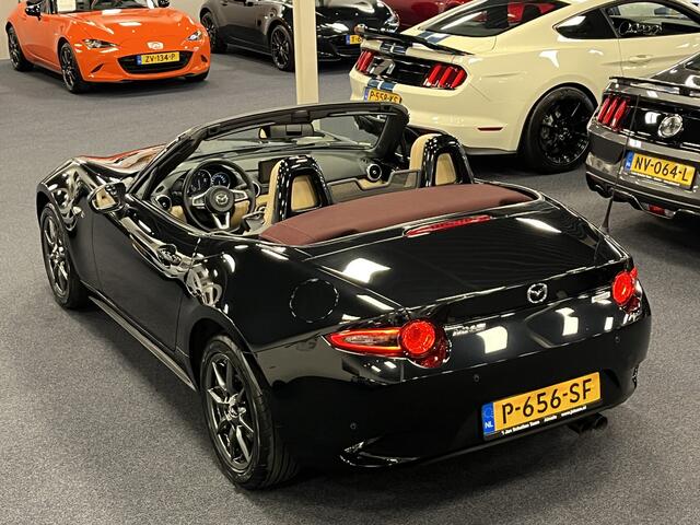 Mazda MX-5 ND Roadster 1.5 SkyActiv-G 131PK Sakura Limited Bose Leder PDC Apple CarPlay