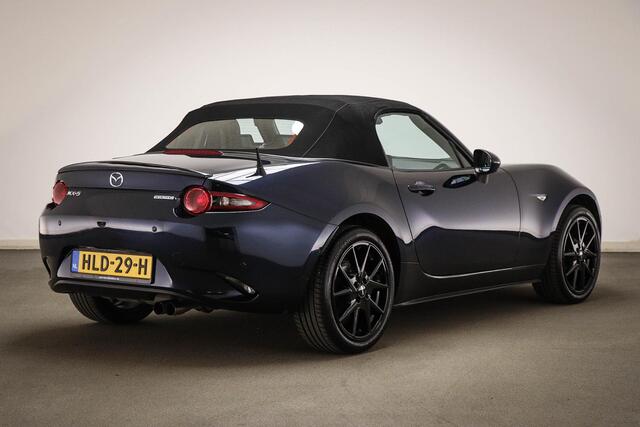 Mazda MX-5 1.5 SkyActiv-G 132 GT-M | DEEP CRYSTAL BLUE | LEDER | STOELVERWARMING | DAB | APPLE / ANDROID | 17"