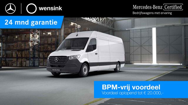 Mercedes-Benz 311 CDI Sprinter | L3 H2 | RWD | PRO | Airco | Apple Carplay/Android Auto | Alarm klasse 3 | Parkeercamera | Dodehoekassistent | Lane-assist | Comfort Bestuurdersstoel | Opstaptrede | Vierseizoenenbanden