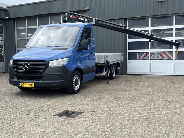 Mercedes-Benz 311 CDI Sprinter 2.2 L2 Hiab 023T Laadkraan 20.000km 2-Persoons Open laadbak Pick-up Euro 6 Bakwagen P-up Bpm vrij voor particulier gebruik!!