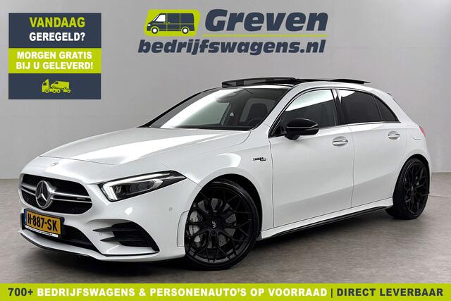 Mercedes-Benz A-KLASSE AMG 35 4MATIC | 306PK | Performance Seats | Pano | Burmester-Audio | Sfeerverl LED Virtual Camera Memory Carplay Clima Cruise 19"LMV Navi PDC