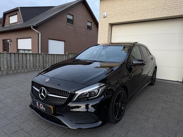 Mercedes-Benz A-KLASSE 180 AMG Aut Panoramadak Nightpakket SportLeder Navi Led Camera Carplay 18" Pdc