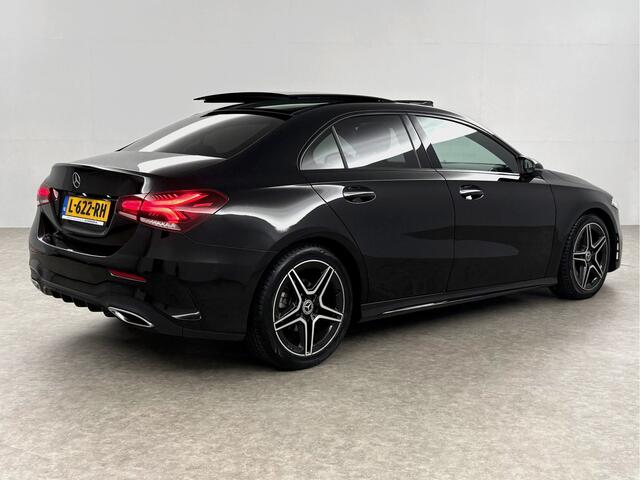Mercedes-Benz A-KLASSE 180 AMG Pano Sfeerverl. Burmester Camera Virtual LED Memory Clima Cruise Navi PDC 18''LMV