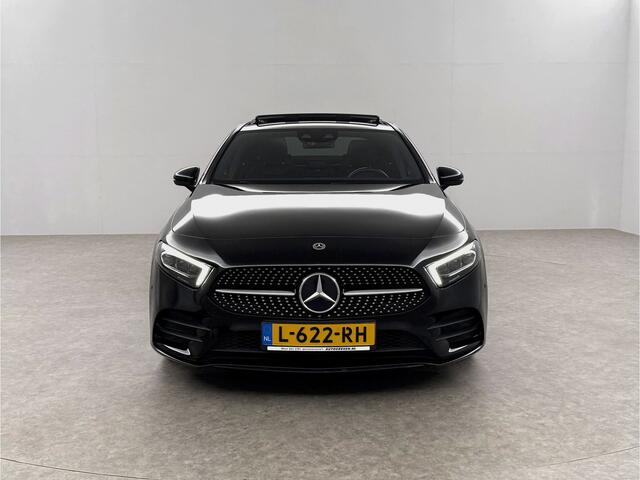 Mercedes-Benz A-KLASSE 180 AMG Pano Sfeerverl. Burmester Camera Virtual LED Memory Clima Cruise Navi PDC 18''LMV