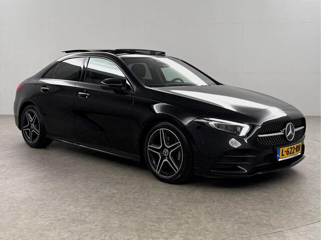 Mercedes-Benz A-KLASSE 180 AMG Pano Sfeerverl. Burmester Camera Virtual LED Memory Clima Cruise Navi PDC 18''LMV