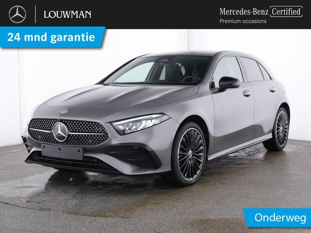 Mercedes-Benz A-KLASSE 250 e AMG Face Lift Plug-In Hybride AMG Line Advanced Plus | Night Pakket | 19 Inch AMG velgen | Stoel en Stuurverwarming. Inclusief 24 maanden MB Certified garantie voor Europa.