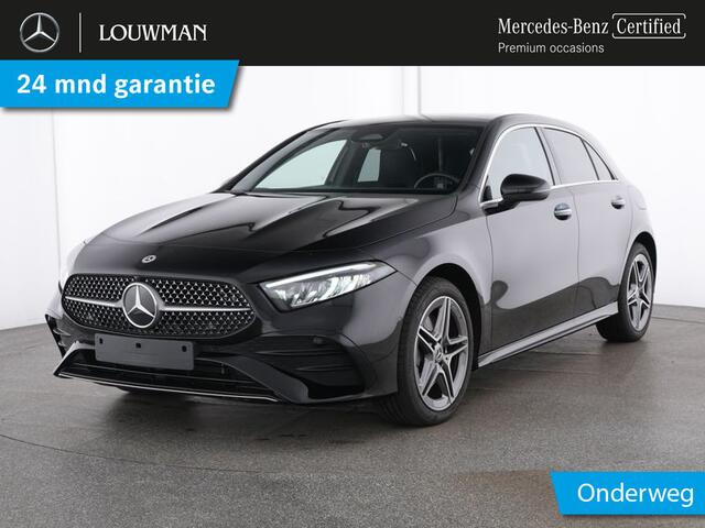Mercedes-Benz A-KLASSE 250 e AMG Face Lift Plug-In Hybride | AMG Line | Night Pakket | Trekhaak | Lederen Bekleding | Panorama Schuif-Kanteldak | Sfeerverlichting | Inclusief 24 maanden MB Certified garantie voor Europa.