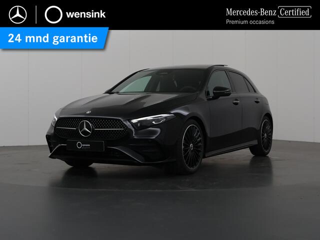 Mercedes-Benz A-KLASSE 180 Star Edition AMG Line | Sfeerverlichting | Multibeam | Night Pakket | Parktronic | Panoramadak | Stoelverwarming |
