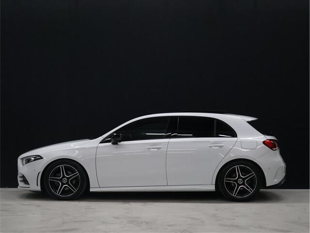 Mercedes-Benz A-KLASSE 160 AMG Sport [SCHUIFKANTELDAK, CAMERA, PDC V+A, APPLE CARPLAY, ANDROID AUTO, CRUISE CONTROL, NAVIGATIE, AIRCONDITIONING, AMG PAKKET, NIEUWSTAAT]