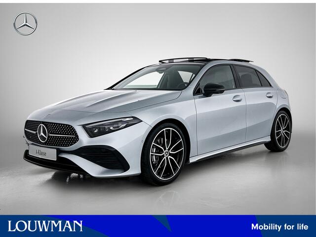 Mercedes-Benz A-KLASSE 180 Business Solution AMG | Nightpakket | Premium Plus pakket | Parkeerpakket met 360°-camera | KEYLESS GO | Head-up display | Dodehoekassistent | Stoelverwarming voor | EASY PACK achterklep |