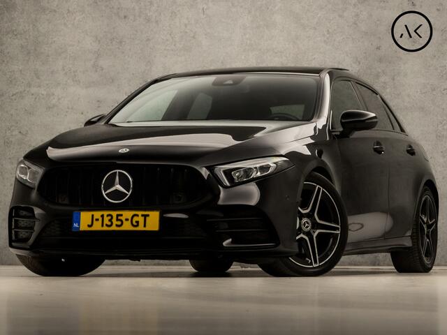 Mercedes-Benz A-KLASSE 220 AMG Sport 191Pk Automaat (SCHUIFDAK, SFEERVERLICHTING, APPLE CARPLAY, GROOT NAVI, LEDER/ALCANTARA, STOELVERWARMING, WIDESCREEN, CAMERA, NIEUWSTAAT)