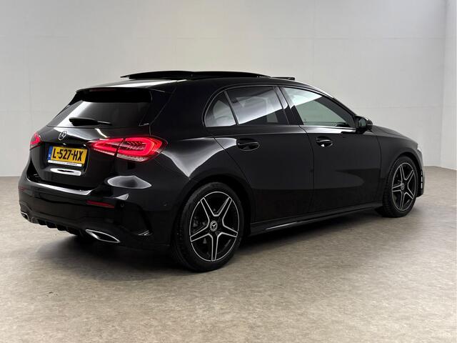 Mercedes-Benz A-KLASSE 180 Business Solution AMG Pano Sfeerverl. Virtual LED Clima Cruise Carplay Navi PDC 18"LMV