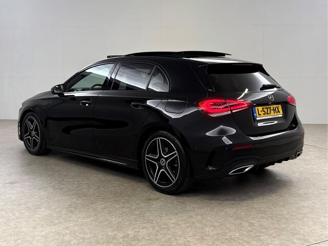 Mercedes-Benz A-KLASSE 180 Business Solution AMG Pano Sfeerverl. Virtual LED Clima Cruise Carplay Navi PDC 18"LMV