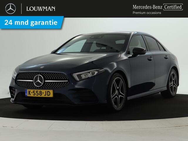 Mercedes-Benz A-KLASSE 180 Limousine AMG | Night Pakket | Trekhaak af fabriek | Sfeerverlichting | Parkeer pakket | Spiegel pakket | Inclusief 24 maanden MB Certified garantie voor Europa.
