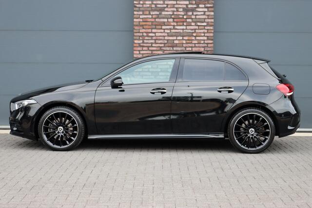 Mercedes-Benz A-KLASSE 250 e AMG Line Aut8 | Distronic+ | Burmester | HUD | Panoramadak | Memory | Surround Camera | Keyless Go | Nightpakket |