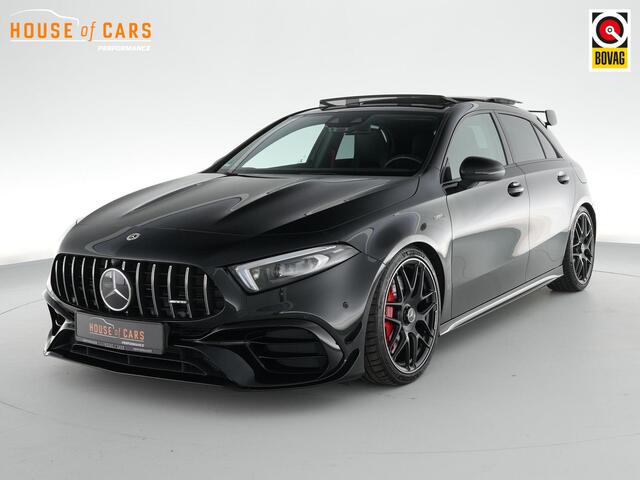 Mercedes-Benz A-KLASSE 45S AMG 420pk 4MATIC+ Premium Plus |Aero pakket|panoramadak|Burmester|memory|Apple Carplay|stoelverwarming|ambient light|draadloos laden|achteruitrijcamera|