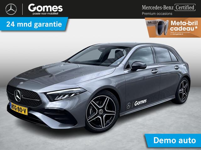 Mercedes-Benz A-KLASSE 180 Star Edition AMG | Night Pakket | Dodehoekassistent | Sierdelen Aluminium | Sfeerverlichting | Stoelverwarming | Parkeersensoren | Achteruitrijcamera | Elektrisch Inklapbare Buitenspiegels