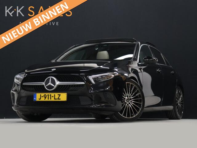 Mercedes-Benz A-KLASSE 180 Sport Luxury [TREKHAAK INKLAPBAAR, SCHUIFKANTELDAK, MEMORY SEATS, BURMESTER SOUND, CAMERA, STOELVERWARMING, VOL LEDER, BLUETOOTH, CRUISE, CLIMATE, NIEUWSTAAT]