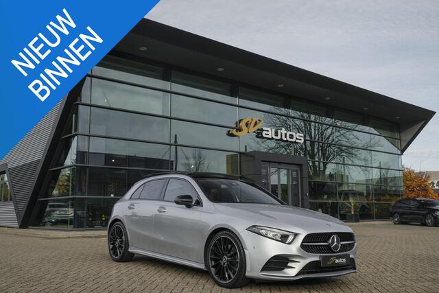 Mercedes-Benz A-KLASSE A220 AMG 190pk Panoramadak Widescreen Night pakket 19" LMV Sfeerverlichting